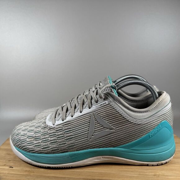 Reebok Crossfit Nano 8.0 Womens Size 9 Gray Blue Running Shoes‎ Sneakers - Picture 3 of 8